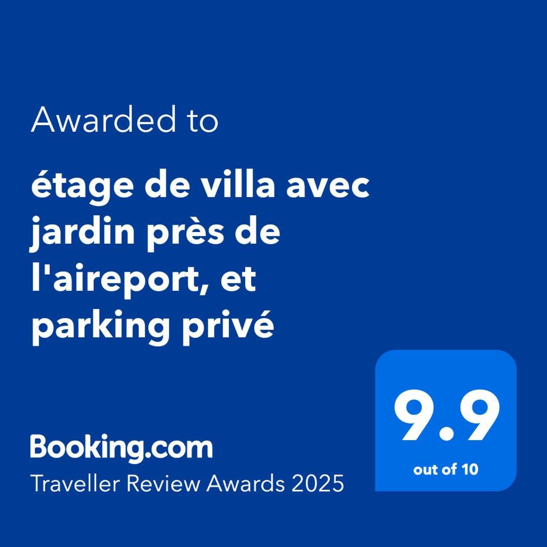 Etage De Villa Avec Jardin, Pres De L'Aireport Et Parking Prive Ариана Екстериор снимка